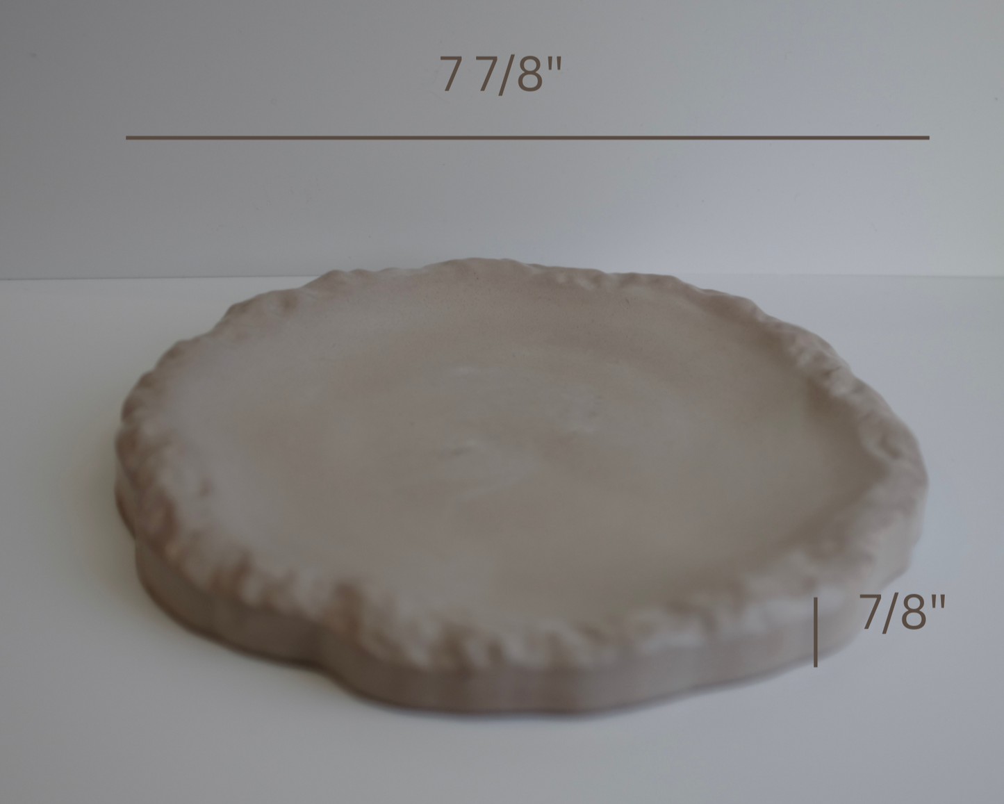 Round Textured Tray Large