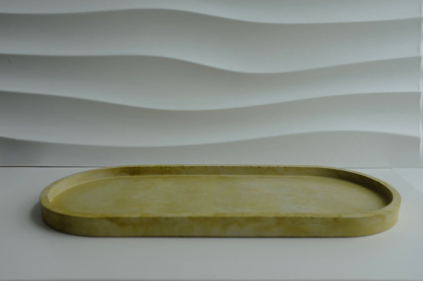 Oval tray - Green