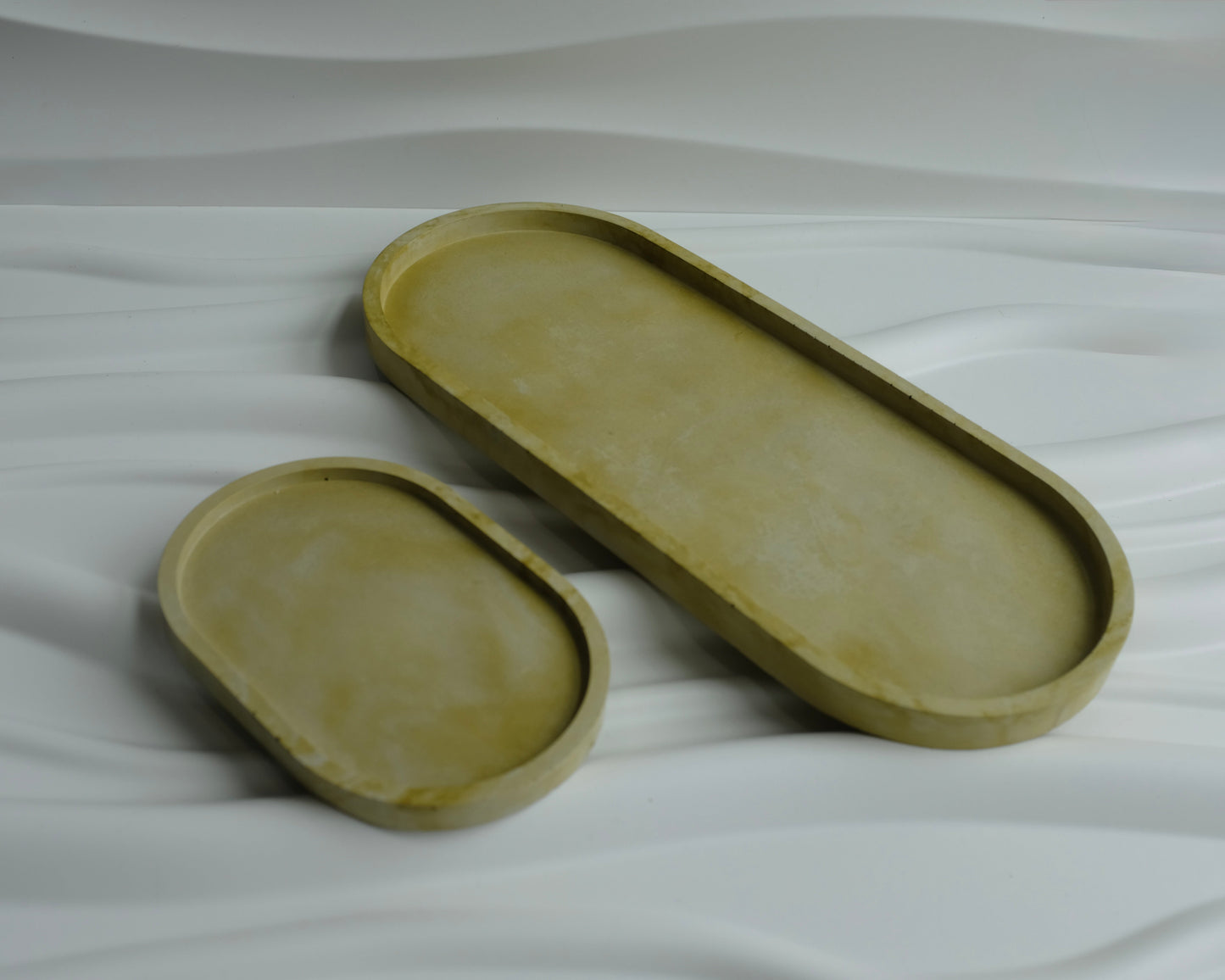 Oval tray - Green