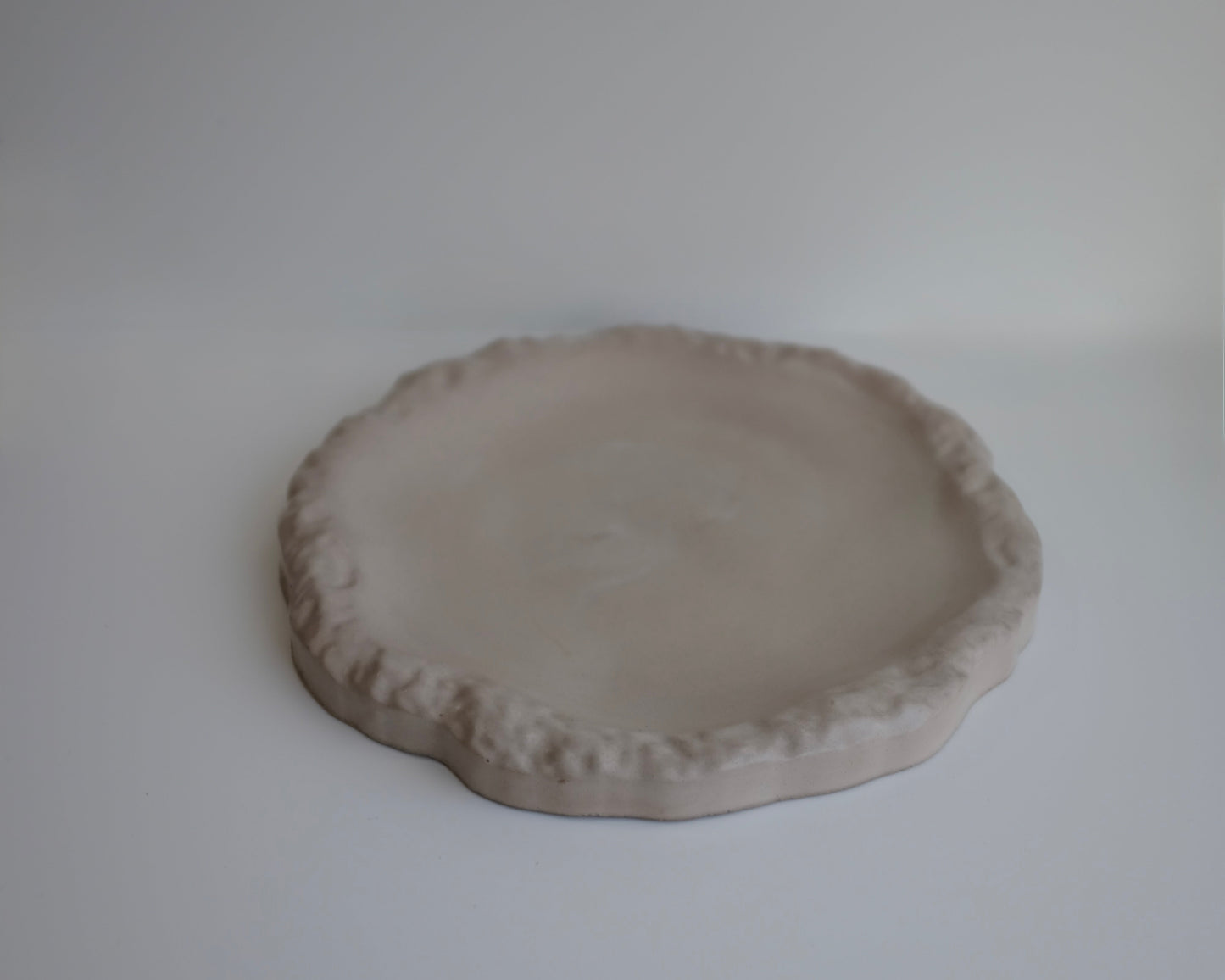 Round Textured Tray Large