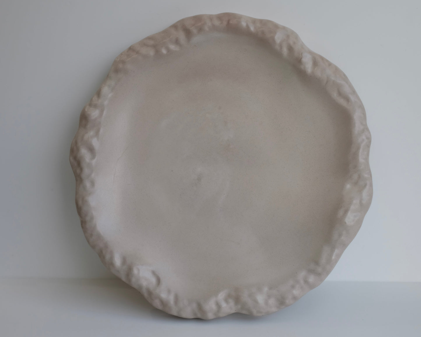 Round Textured Tray Large