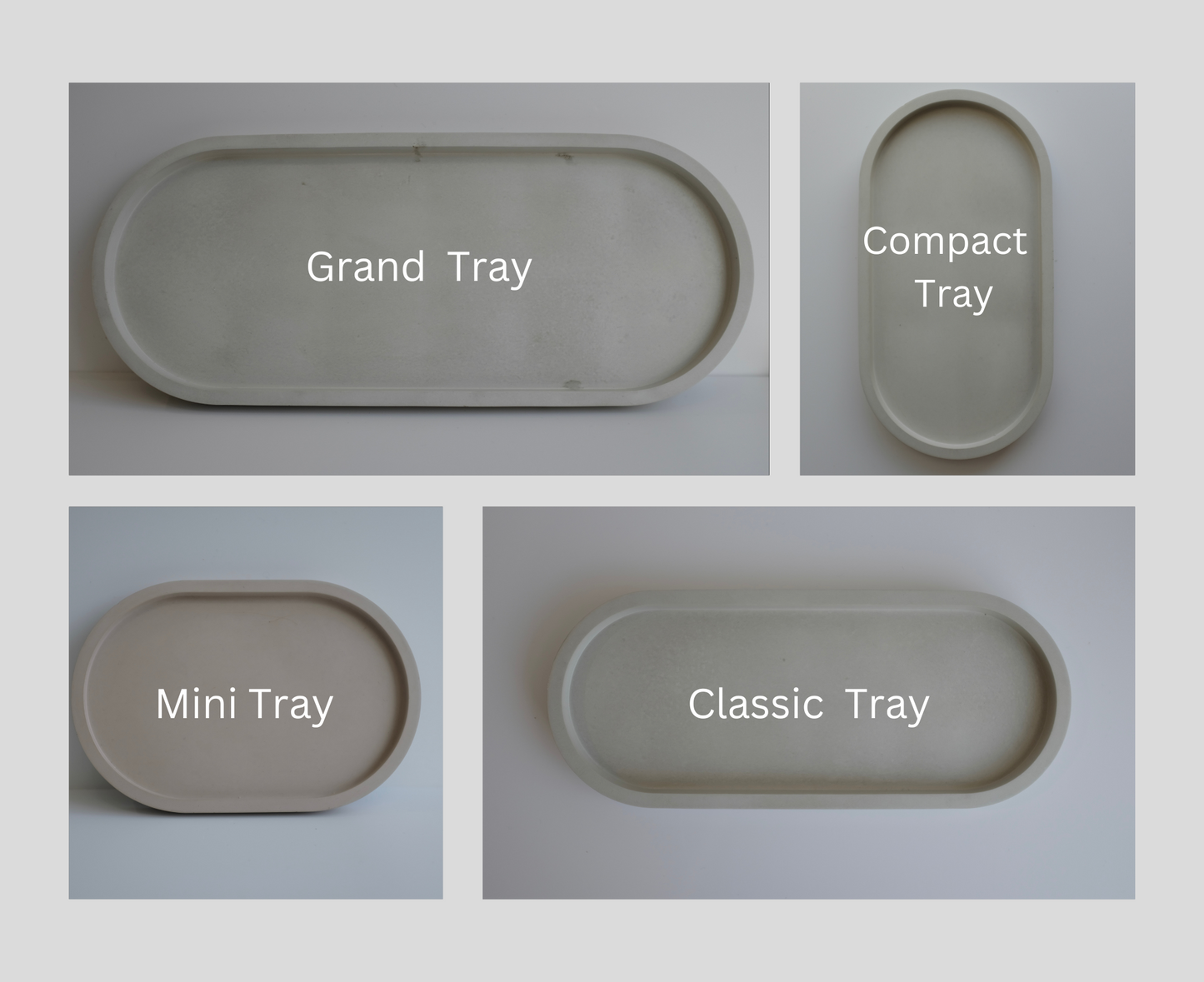 Oval tray - Green