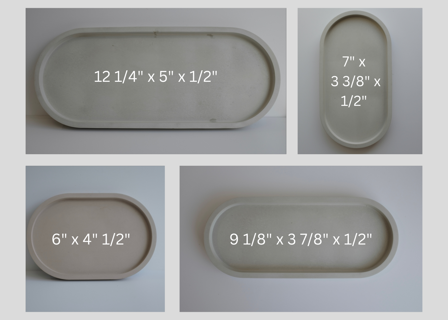 Oval tray