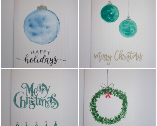 Holiday Card Set (4 cards)