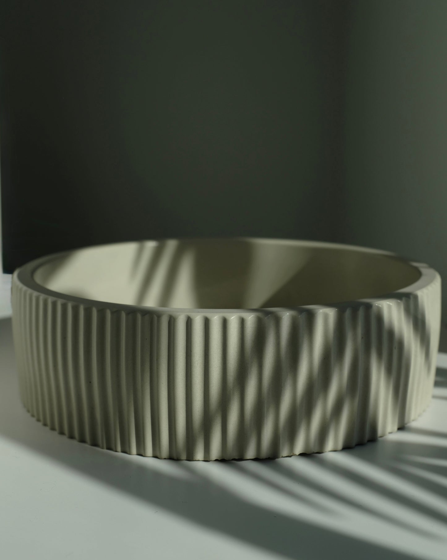 Fluted bowl