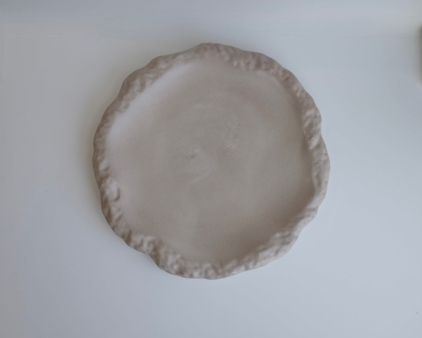Round Textured Tray Large