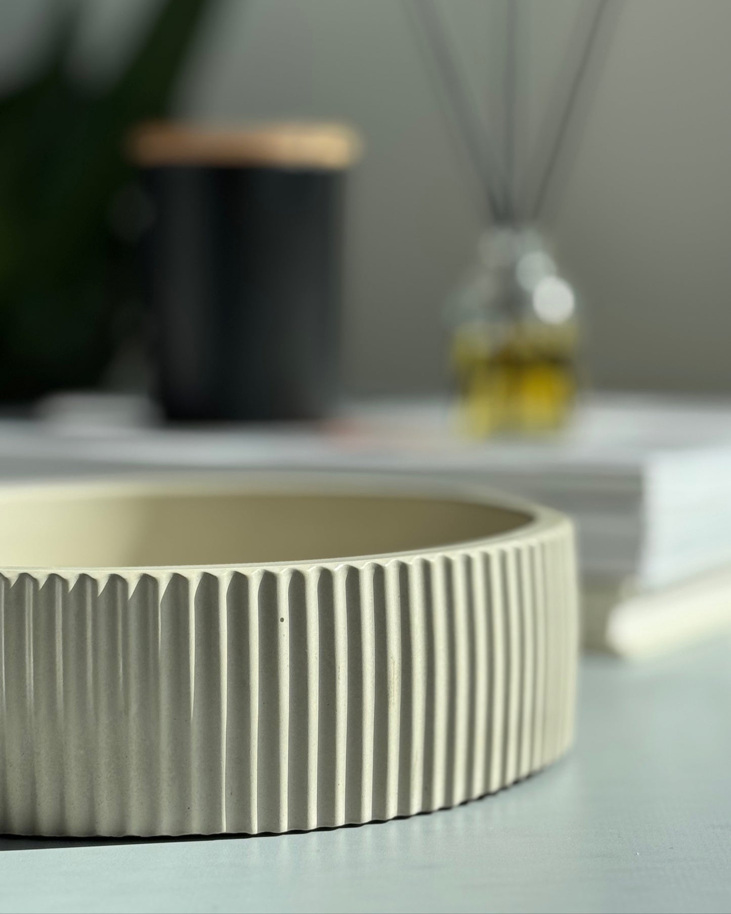 Fluted bowl