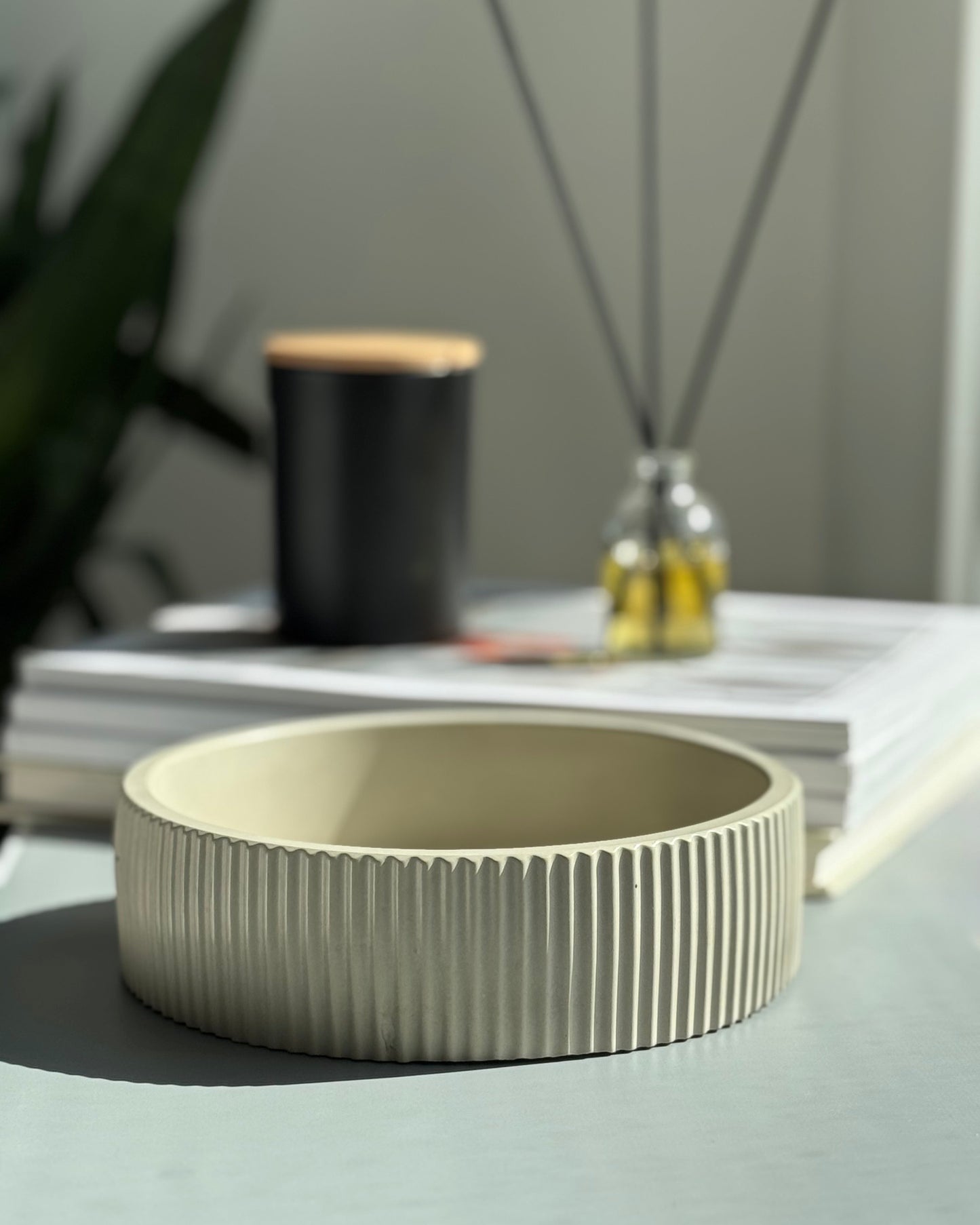 Fluted bowl