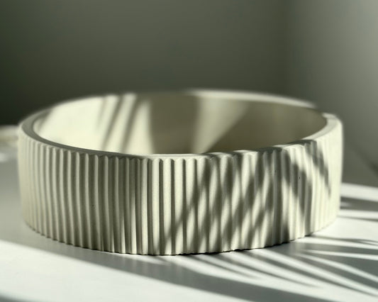 Fluted bowl