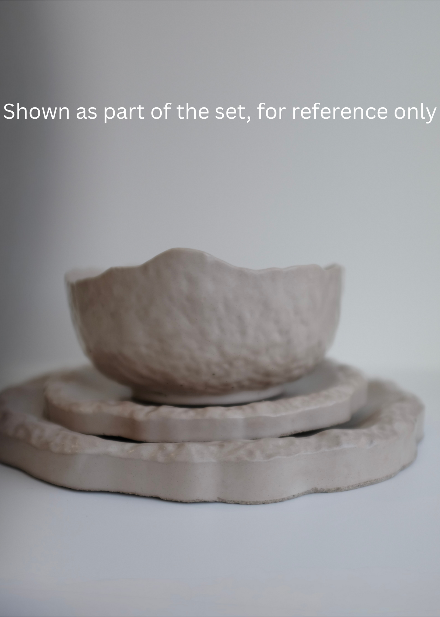 Round Textured Tray Large