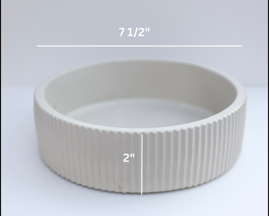 Fluted bowl